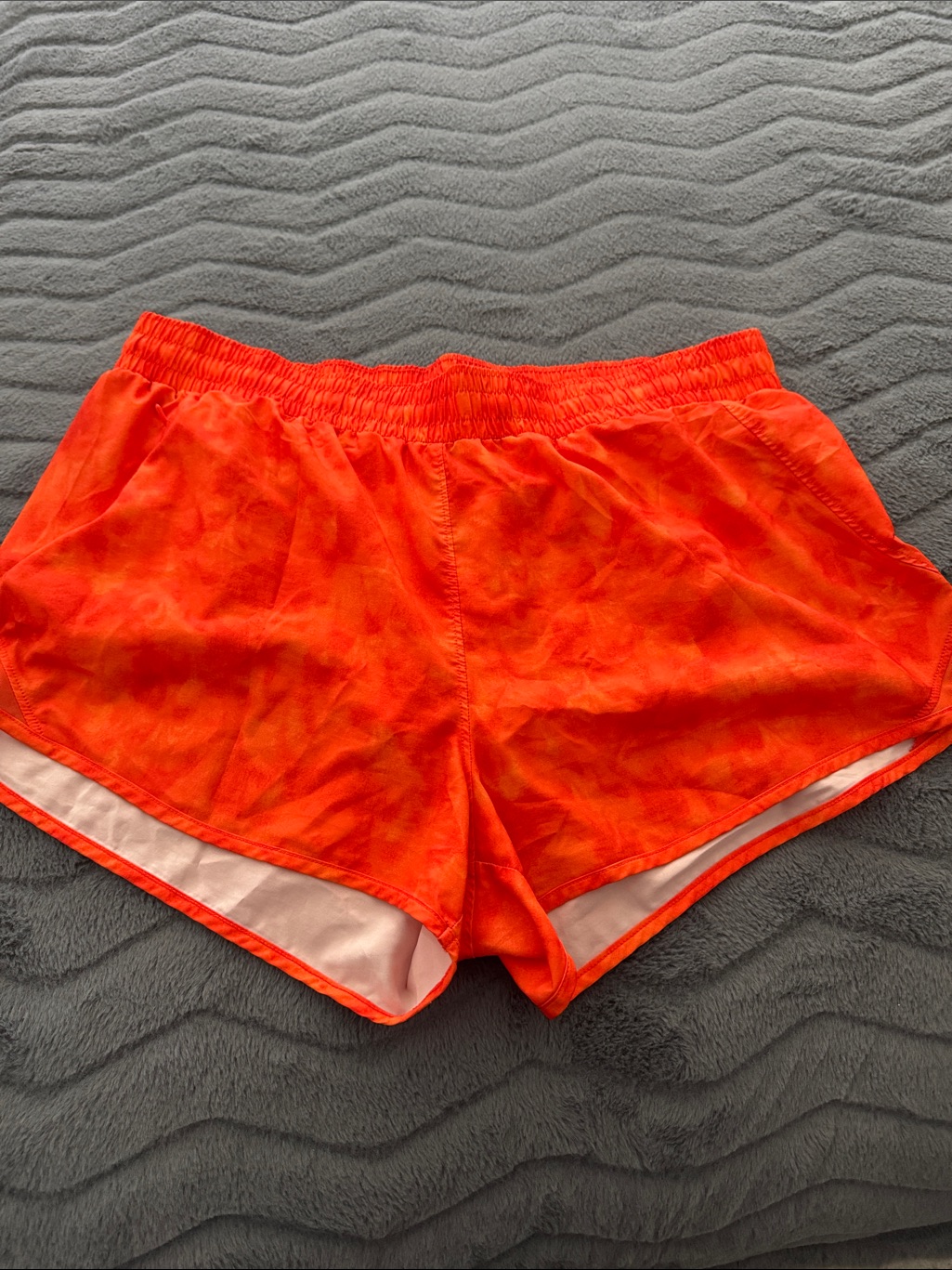 All In Motion Women's Neon Orange Athletic Shorts